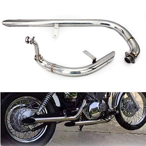 TARAZON Tubos del sistema de escape del silenciador para Yamaha V-Star XV 250 Virago 1988-2023