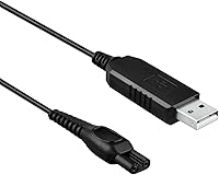 Vista 1 de Marg Cable cargador de alimentación USB para afeitadora Philips Norelco OneBlade Pro QP6510/30