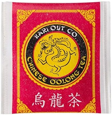 Traditional Chinese Oolong Tea Bags, Premium Tea Sachets for Hot or Iced Caffeinated Drinks, Semi-Fermented Drink for Detox, Health, Diet and Energy, (Pack of 100)