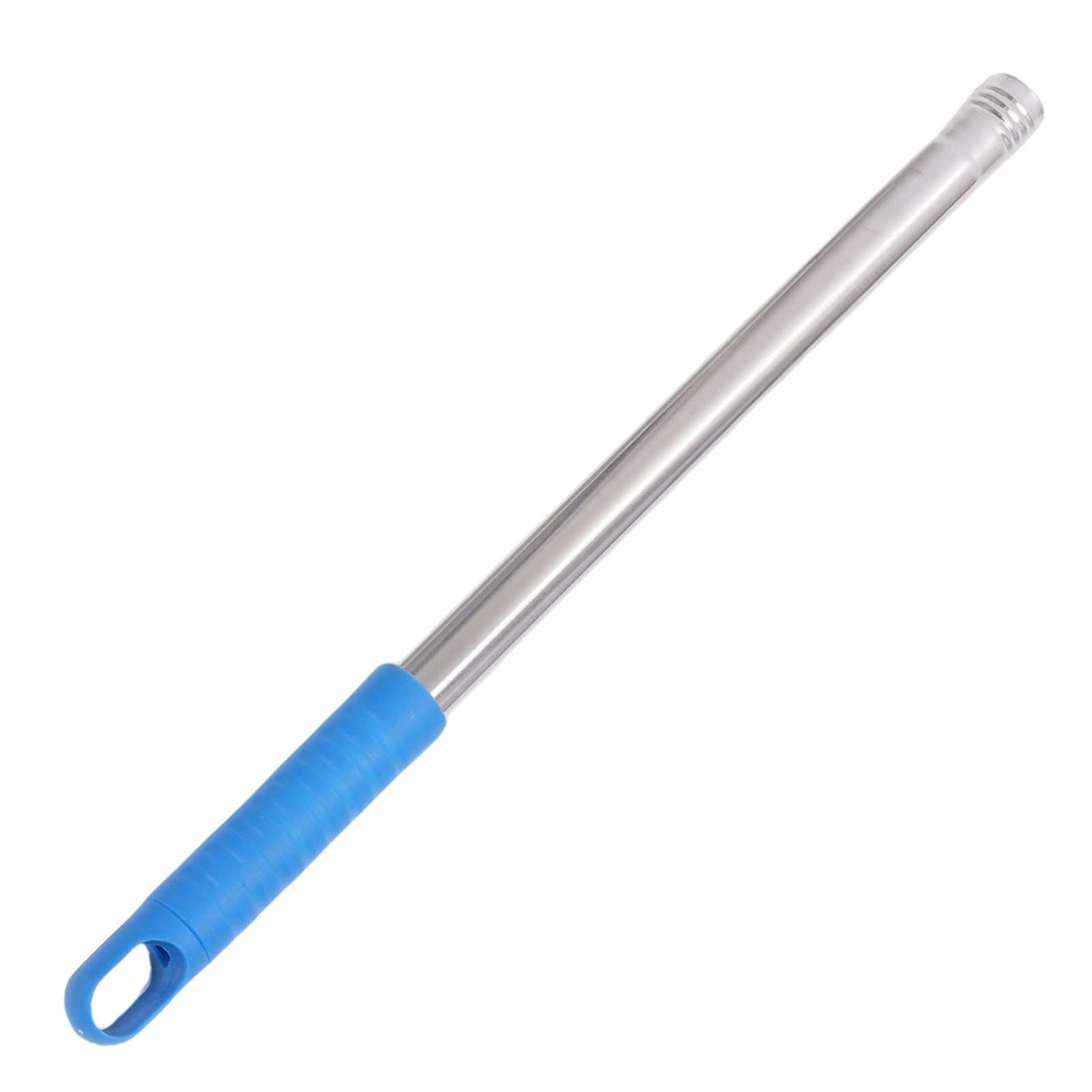 YWBL-WH Escoba de Alambre Resistente, Cepillo de Piso de Acero Inoxidable con Telescópico para Limpieza Al Aire Libre en Cocina, Baño, Garaje y Terrazas (120cm)