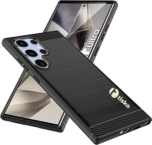 TISKO Shockproof TPU Soft Touch Protection Phone Case Compatible with Samsung Galaxy S24 Ultra – Slim Fit, Anti-Scratch, Lightweight