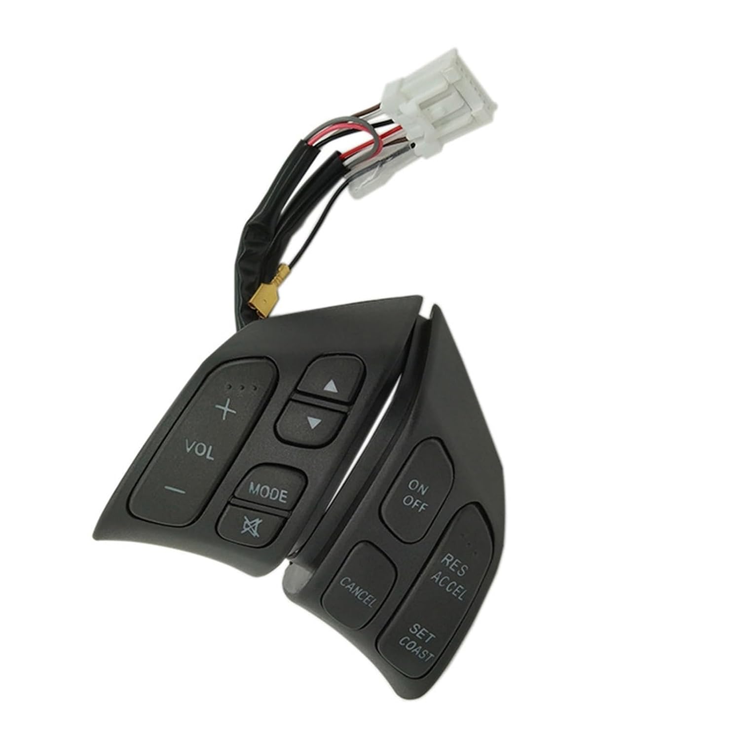 Car Steering Wheel Volume & Cruise Control Multimedia Switch Button Fit for Mazda 3 2006-2009 Audio MID Switch