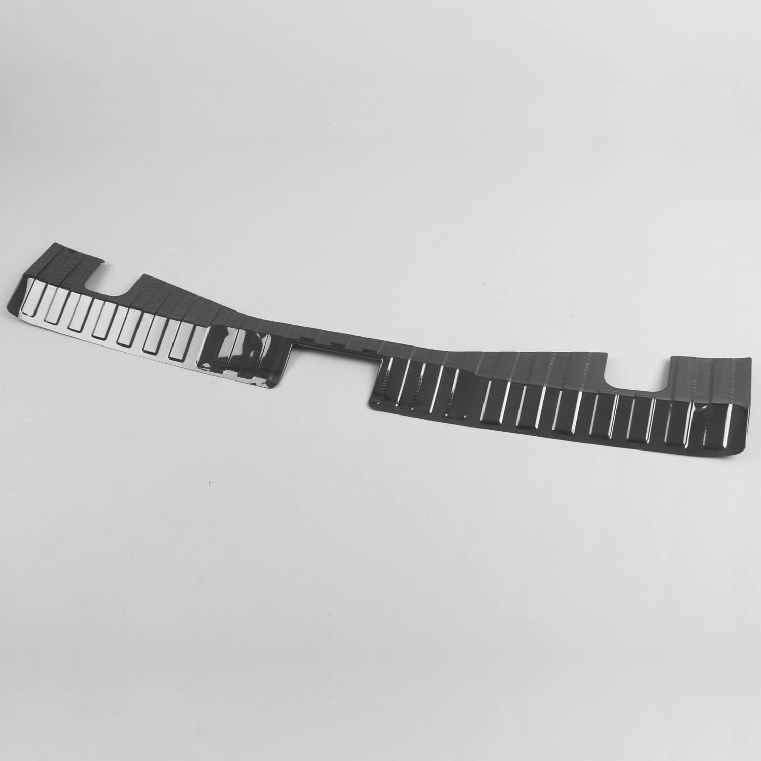 ITrims Rear Bumper Cover for Ford Mustang Mach-E 2021 2022 2023 Car Accessories Bumper Guard Protector Auto Styling Decoration Sticker Stainless Steel Outer Black 1PC