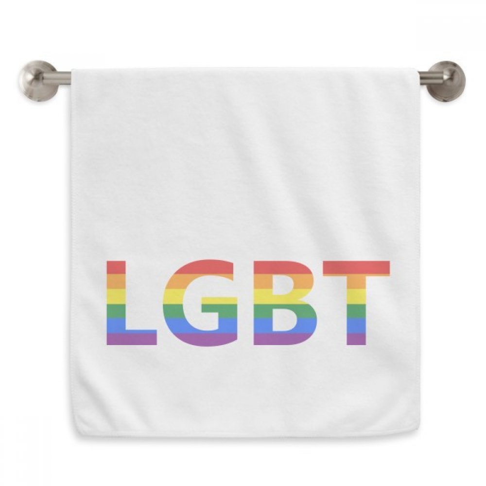 DIYthinker LGBT Transgender Bisexuals Support Circlet White Towels Soft Towel Washcloth 13x29 Inch