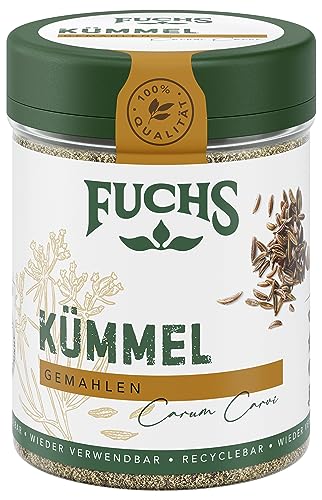 Fuchs Gewürze - Kümmel gemahlen - klassiches Gewürz für deftige Gerichte wie Chili con Carne -...