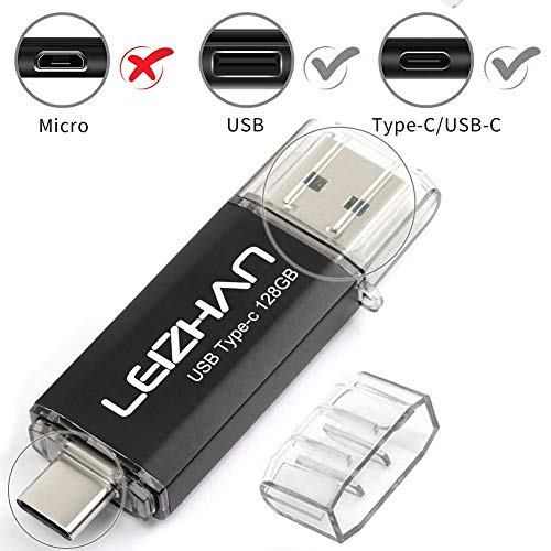 Snapklik.com : Leizhan 128GB USB C Flash Drive Dual OTG Thumb Drive ...