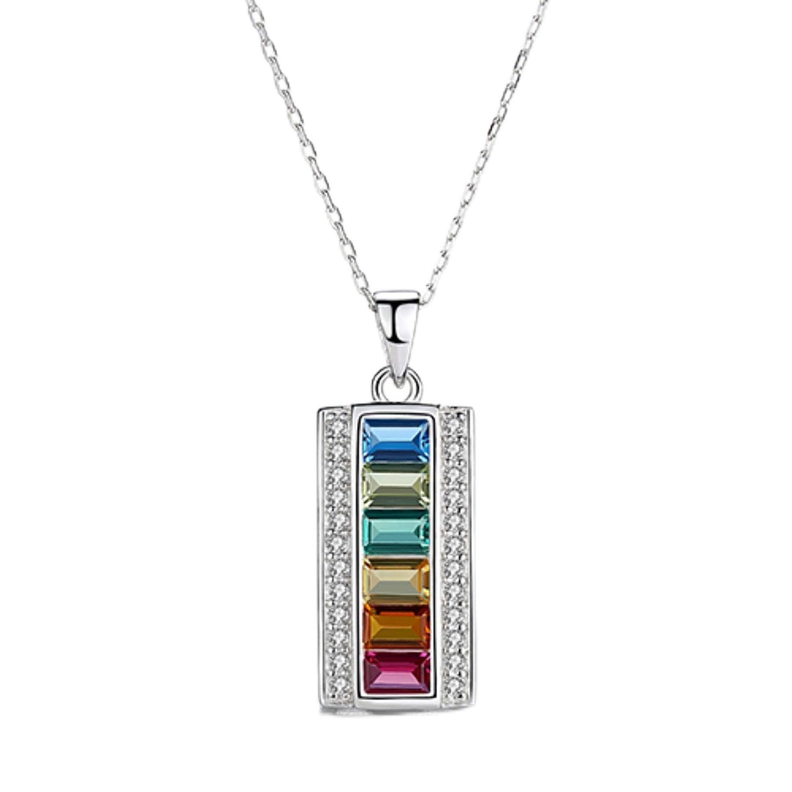Collier de pierre de pierre précieuse topaze argent 925 fin bijou - 6