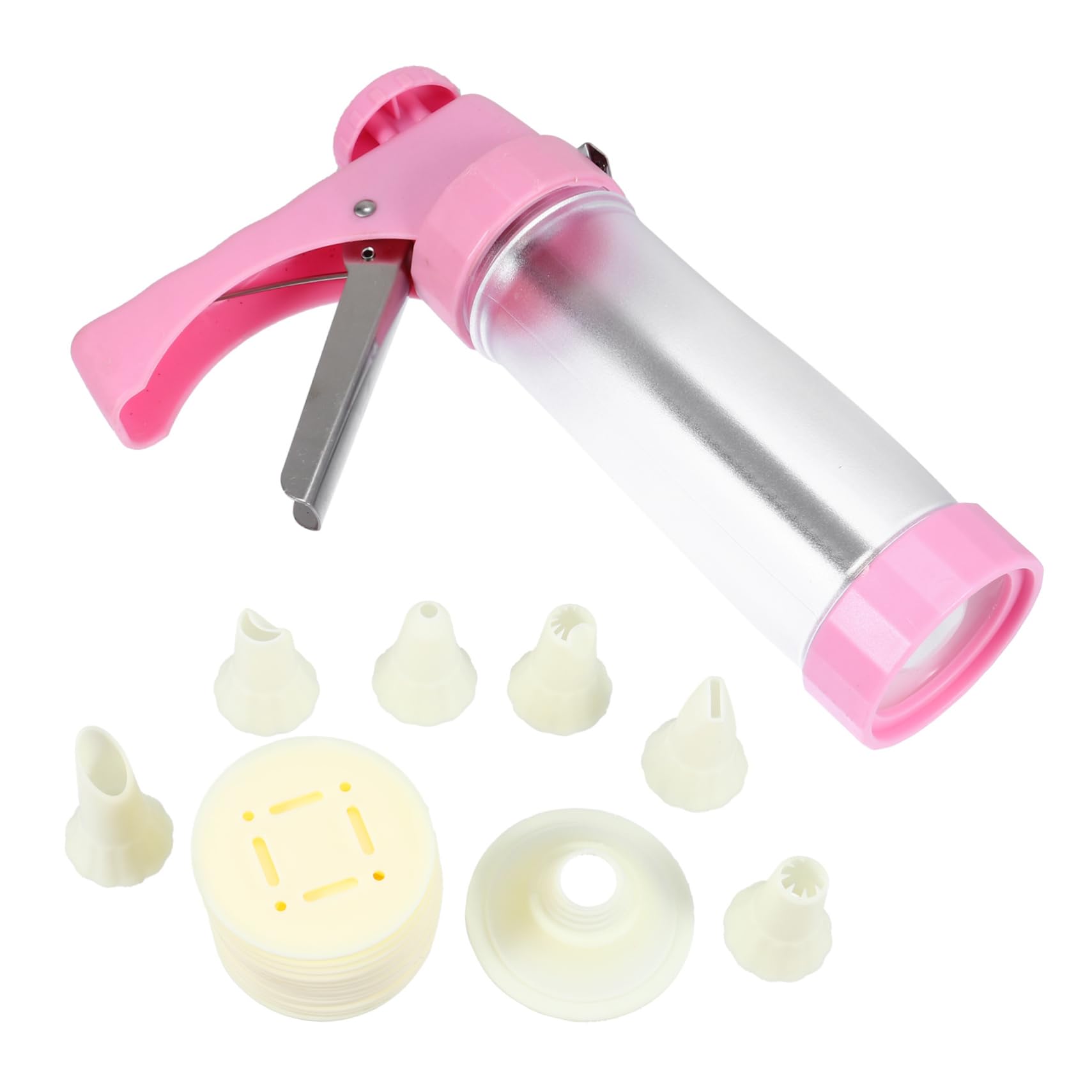 Hemoton 1 Set Set Cake Decorating Supplies Cake Decorating Kit for Decoration Baking Tools Cake Baking Kit Dessert Decorating Tool Cake Tool Pink Stainless Steel re-usable