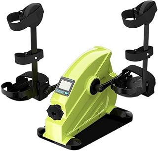 LANGWEI Ejercitador De Pedales con Soporte Protector De Piernas, Bicicleta De Ejercicios para El Hogar para Personas Mayores, Entrenador De Rehabilitación para Discapacitados Y Discapacitados