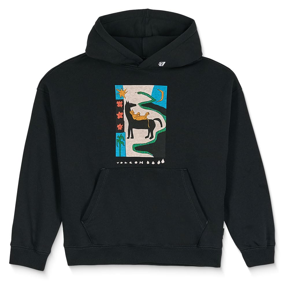 Sweat a capuche Volcom Watanite noir pour garcon - 3
