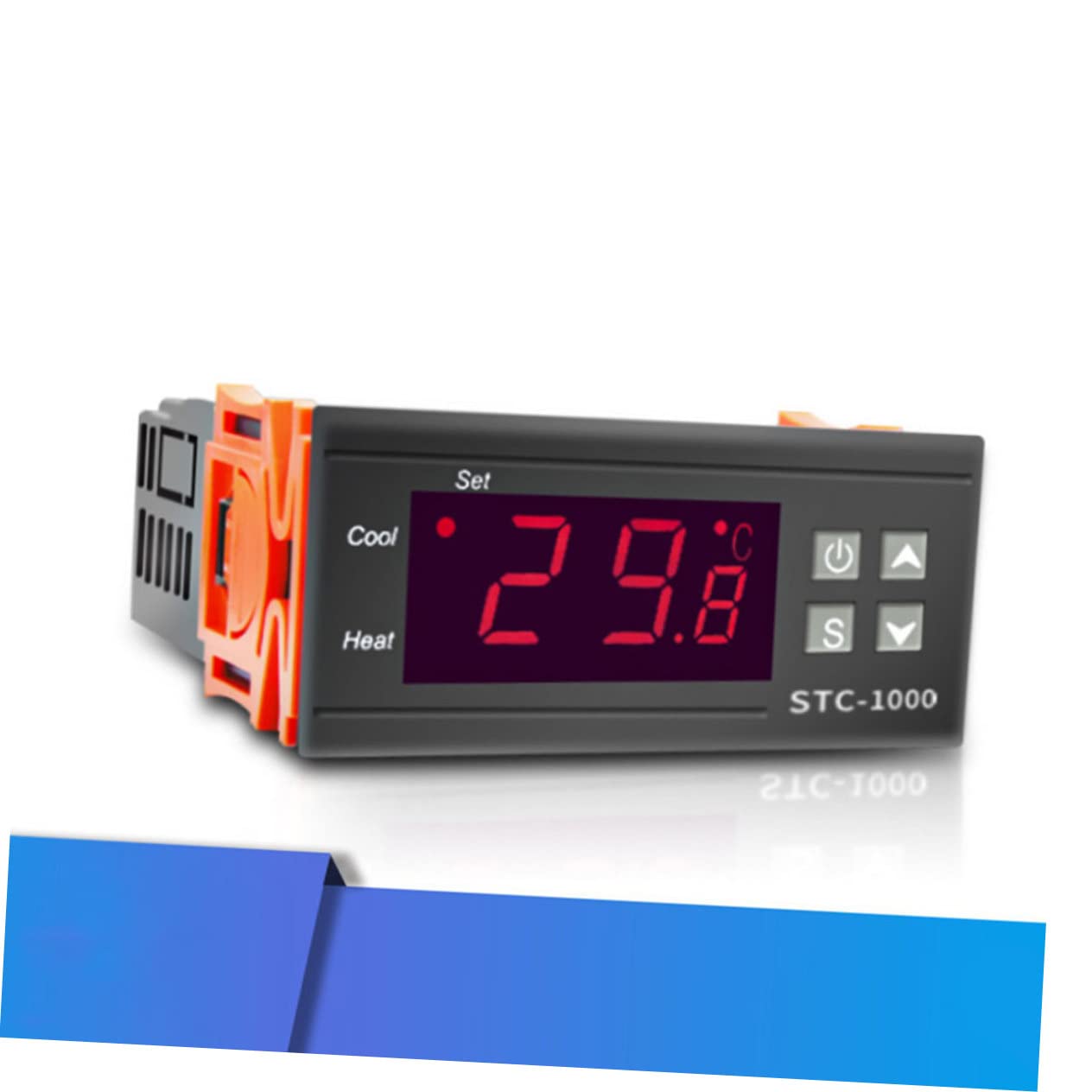 minkissy Termostato Digital De Temperatura Óptima Para Acuario Controlador De Pecera Para Incubación Uso Doméstico 2 Unidades