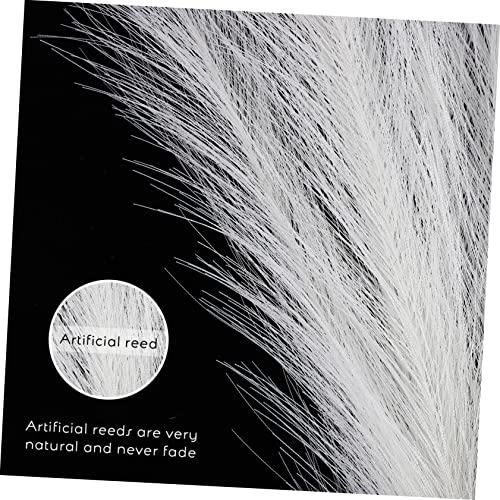 Runrotoo 6 Pcs Dinning Table Decor Flower Plants Pampas Grass Bouquet Fluffy Pampas Grass Branches Fluffy Pampas Bouquets Pampas Grass Artificial Pampas Grass Short Stem Faux Pampas Grass #TOP6