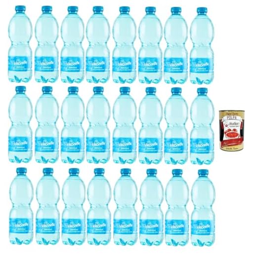 Vitasnella Acqua Minerale Naturale Natürliches Mineralwasser 24x 50cl Italienisches Wasser + Italian Gourmet polpa 400g