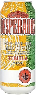 Desperados tequila Flavored Beer 4 x 500 ml (lot de 24 x 500 ml)
