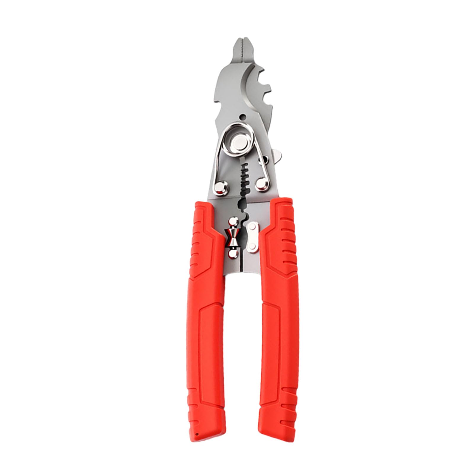 Hsioluted 99074A Multifunctional Wire Stripper Crimper Cable Cutter Plier Professional Electrical Wire Stripping Tool Stripper Ergonomic Insulated Crimping Pliers