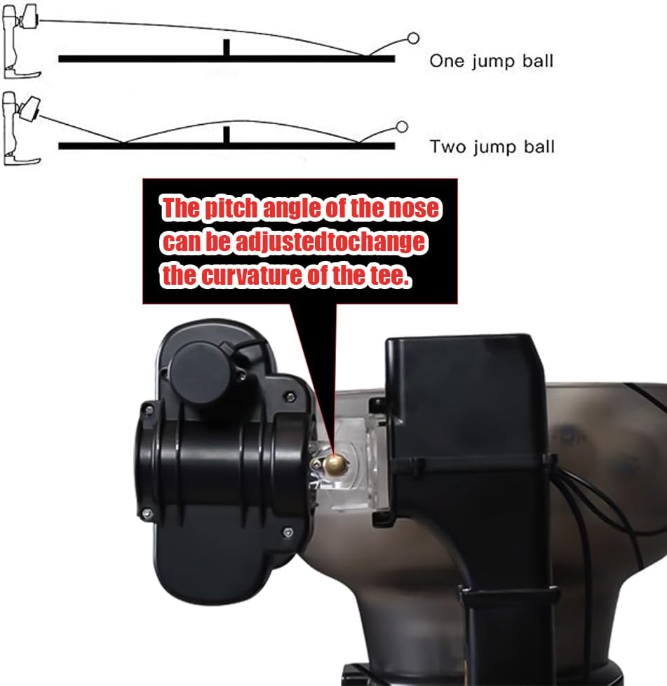 YUEWO Ping Pong Robot Machine,Table Tennis Robot with 36 Different Spin Balls Automatic Ball Practice Machine