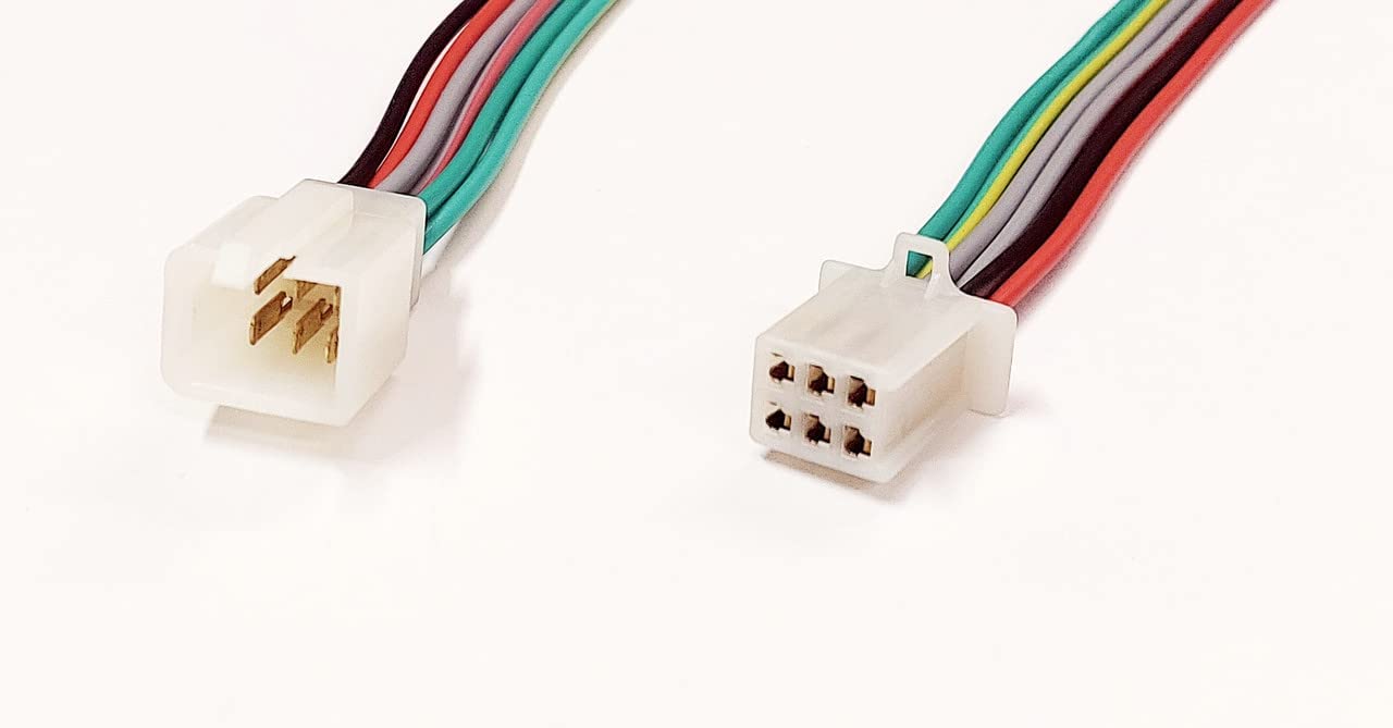 Buy ESPtronics 2 Pair Male Female Connector Socket 6 Pin Electric