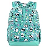 Choco Mocha Panda Backpack for Girls Preschool Backpack for Girls Pre Kindergarten Backpack for Kids 15 inch Backpack for Girls Pre K Daycare Bookbag 3-4 3-5 4-6 with Chest Strap Teal