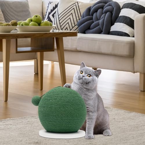 Bola de rascado para gato en sisal resistente para proteger muebles 7