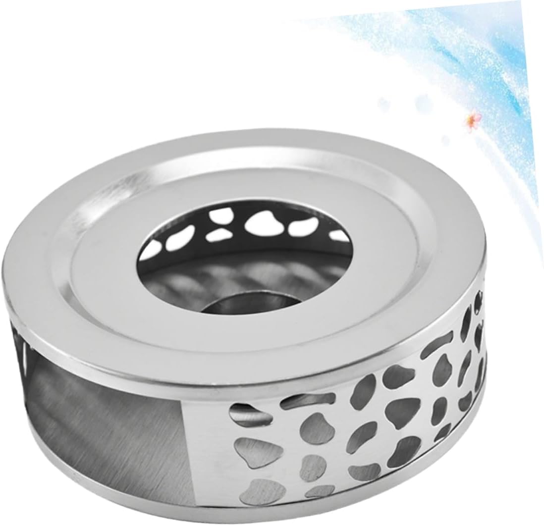 4pcs Stainless Steel Tea Warmer Multi-Function Coffee and Tea Heater for Home Office Cafe and Restaurant Use and Stylish Design and Coffee Heating