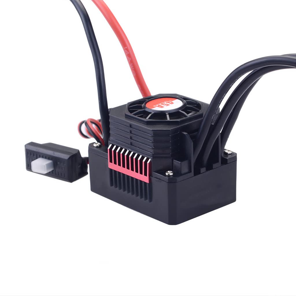 KingVal 2845 5900KV Waterproof Brushless Motor - For 1/14 RC Cars, 3.175mm Shaft, 4.0mm Connector