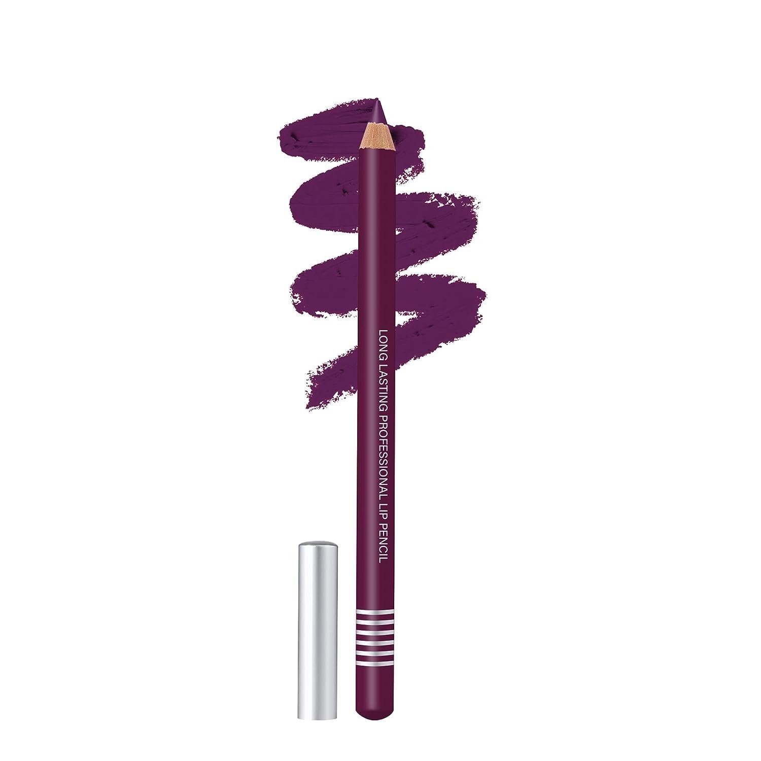 Professional Long-Lasting Lip Pencil, Deep Purple, Smudge-Proof-image-41