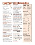 PowerPoint 2008 for Mac: Introduction Quick Reference Guide (Cheat Sheet of Instructions, Tips & Shortcuts - Laminated Card)
