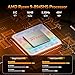 GEEKOM AE8 AI Mini PC, AMD Ryzen 9 8945HS Mini Computers(Up to 5.2GHz),32GB DDR5 RAM 1TB M.2 NVMe Gen4*4 SSD Windows 11 Pro Mini Desktop PC AMD Ryzen AI/Radeon 780M/Quad Display/8K/USB4/WIFI6E/BT5.2