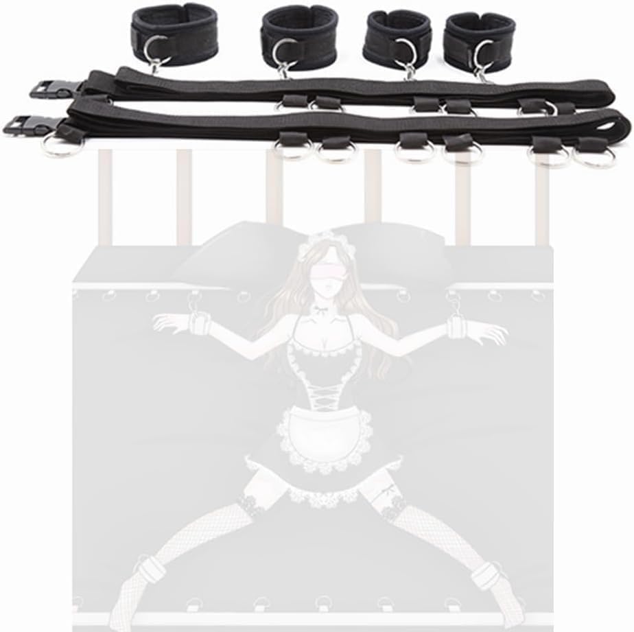 binxliuxo WENRONG 1 Set B-D-S-M Accesorios de Yoga de Nylon Son adecuados para el Entrenamiento de Yoga - Dispositivo de fijación de la sábana de la Cama
