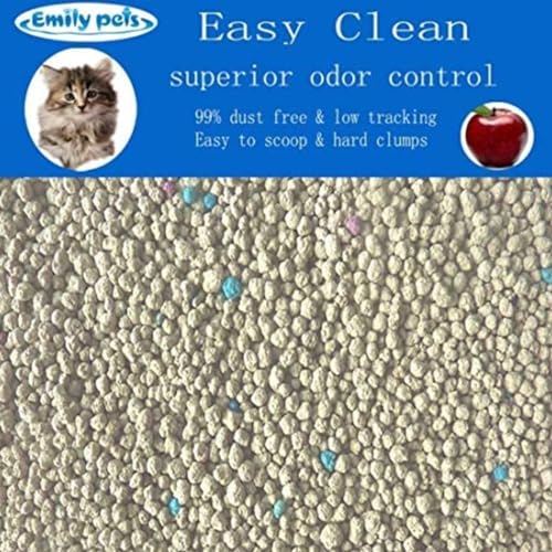 Image of Emily Pets Bentonite Cat Litter | Fresh Scent | Highly Absorbent Clumping Litter | Effective Odor Control | Dust Free (Lavender, 5 L)