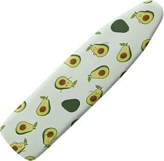 Dolyues Fundas y almohadilla para tabla de planchar de aguacate, tamaño ajustable, protección térmica, color verde, accesorios para tabla de planchar