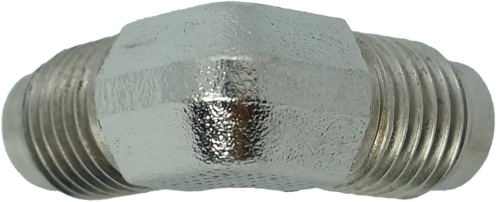 RFS Stainless Steel JIC Flared Tube Fitting, 90 Degree Elbow, 1/2" Tube OD JIC Male