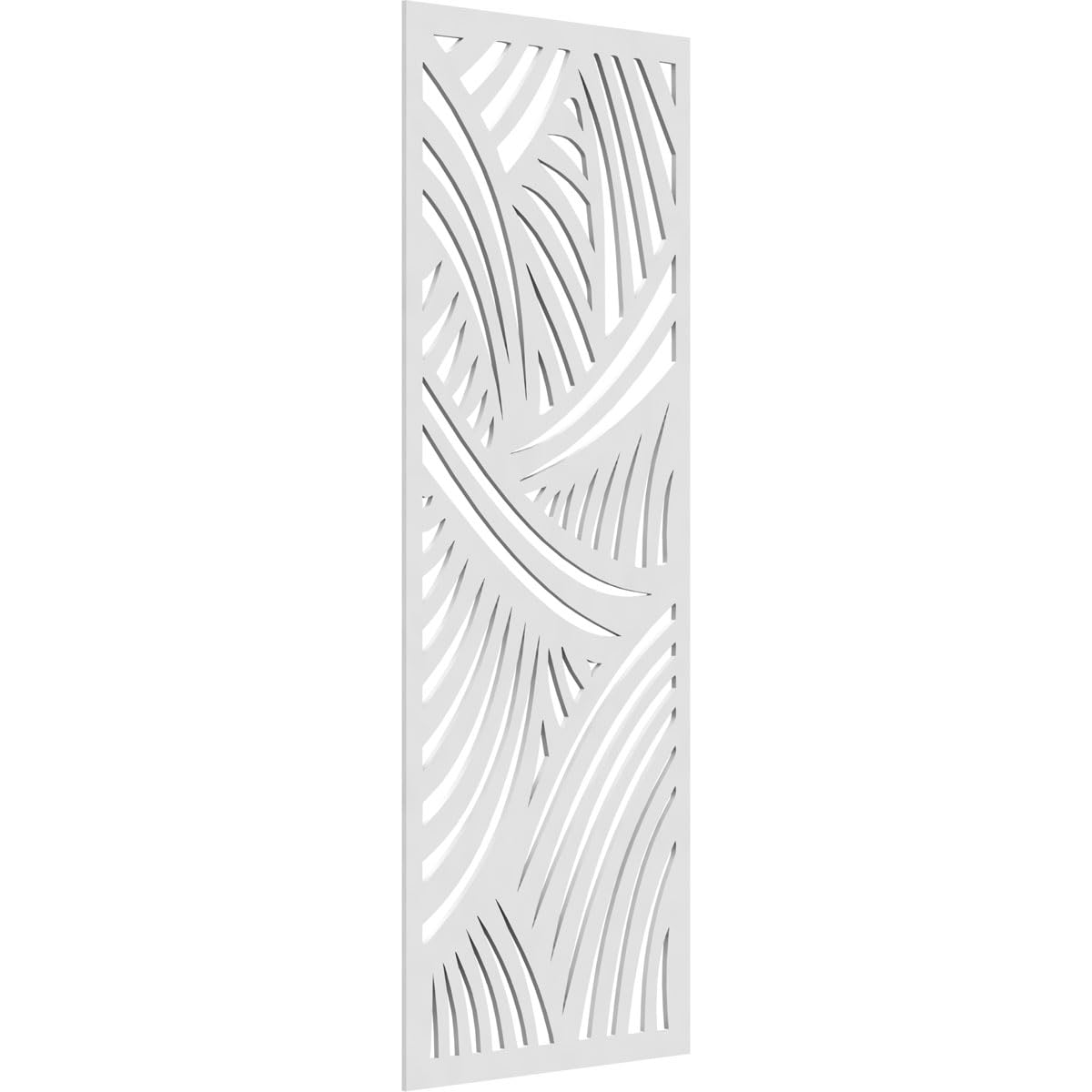 25 3/8"W x 64 3/8"H x 3/8"T Chester Decorative Fretwork Wall Panels in Architectural Grade PVC