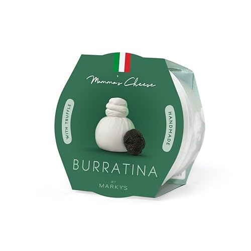Miniatura 4 de Mamma's Burratina con trufas Mozzarella y queso italiano fresco crema - 8 oz  227 g (paquete de 6) - GARANTIZADO POR LA NOCHE
