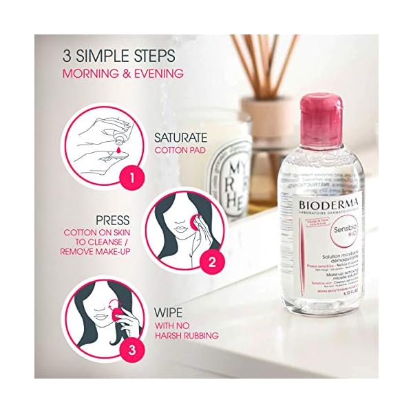 Bioderma - Sensibio H2O - Micellar water makeup remover, 33.4 Fl Oz