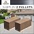 Arrow Carports Galvanized Steel Carport, with 2-Sided Enclosure, Compact Car Metal Carport Kit, 12' x 29' x 7', Charcoal