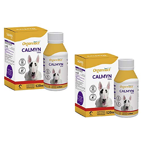 Combo 2un Suplemento Vit. Organnact Calmyn Dog 120ml Cada