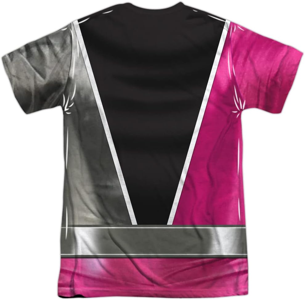 Popfunk Classic Power Rangers Unisex Adult Halloween Costume T Shirt (Front/Back)