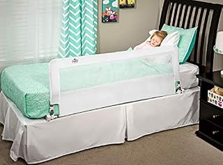 Regalo Hideaway 54-Inch Extra Long Bed Rail Guard, with Reinforced Anchor Safety System