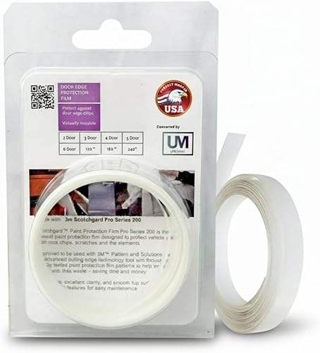 3M-5 Puerta, Borde de Puerta, Película Protectora de Pintura, Scotch Guard, Tiras Precortadas PPF 8mil, Ajuste Universal para Autos, Camioneta, SUV,