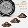 Molino de café manual TIMEMORE C5 PRO con muelas cónicas S2C-042-III, ajuste de precisión 0.031mm, rodamiento doble, todo metal, portátil (C5 PRO) 8