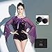 Yhhsgscr Round Neck Ballroom Dance Bodysuit Social Dancewear Modern Dancing Top Women's National Standard Training Outfit,Purple,XXL