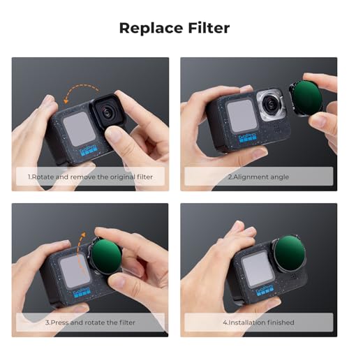 Image of K&F CONCEPT Variable ND32-512 Filter for GoPro Hero 13 Black