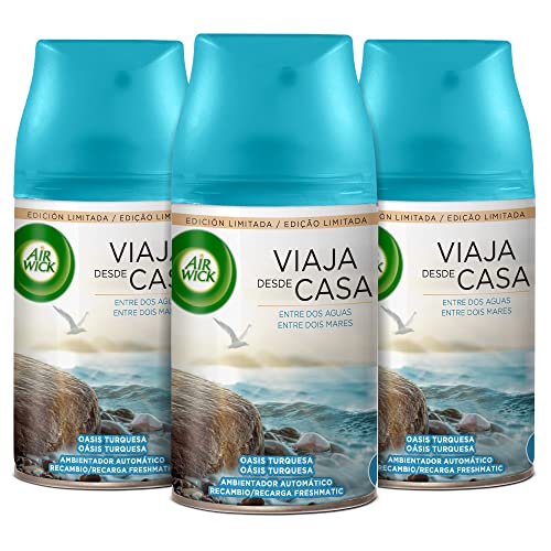 Air Wick Freshmatic - Pack de 3 Recambios de Ambientador Spray...