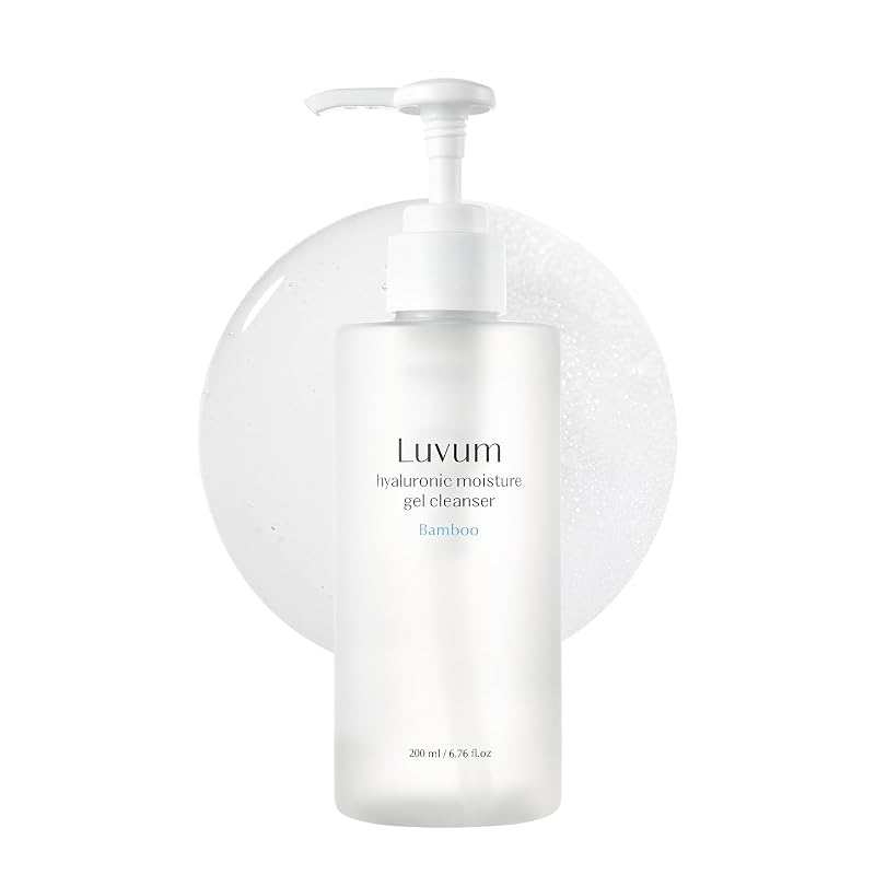 LUVUM Gel de Limpeza Facial Hidratante com Bambu e Ácido Hialurônico, 200 mL