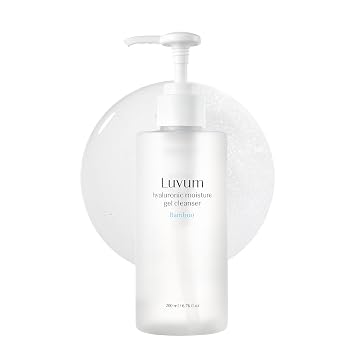LUVUM Bamboo Hyaluronic Moisture Gel Cleanser, Hyaluronic Acid, Non-Irritating, 6.76 fl. oz