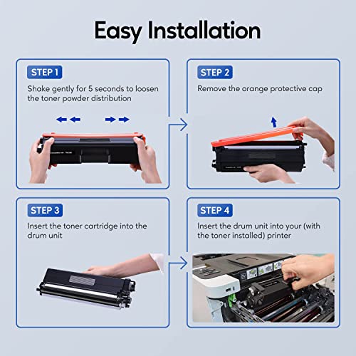 GOTOBY Compatible Toner Cartridge Replacement for Brother TN436 TN 436 TN436BK TN433 TN431for Brother HL-L8360CDW HL-L8260CDW MFC-L8900CDW MFC-L8690CDW Printer (Cyan, Yellow, Magenta, Black, 4 Pack) - Thumbnail 5