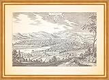  Biller Antik Florentia Florence Toscane Italie Arno Michelangelo Stich Merian 0982 Encadré