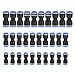 30 pcs Straight Push Connectors Plastic Quick Release Connectors Air Line Fittings for 1/4 5/16 3/8 Tube (Two Way)