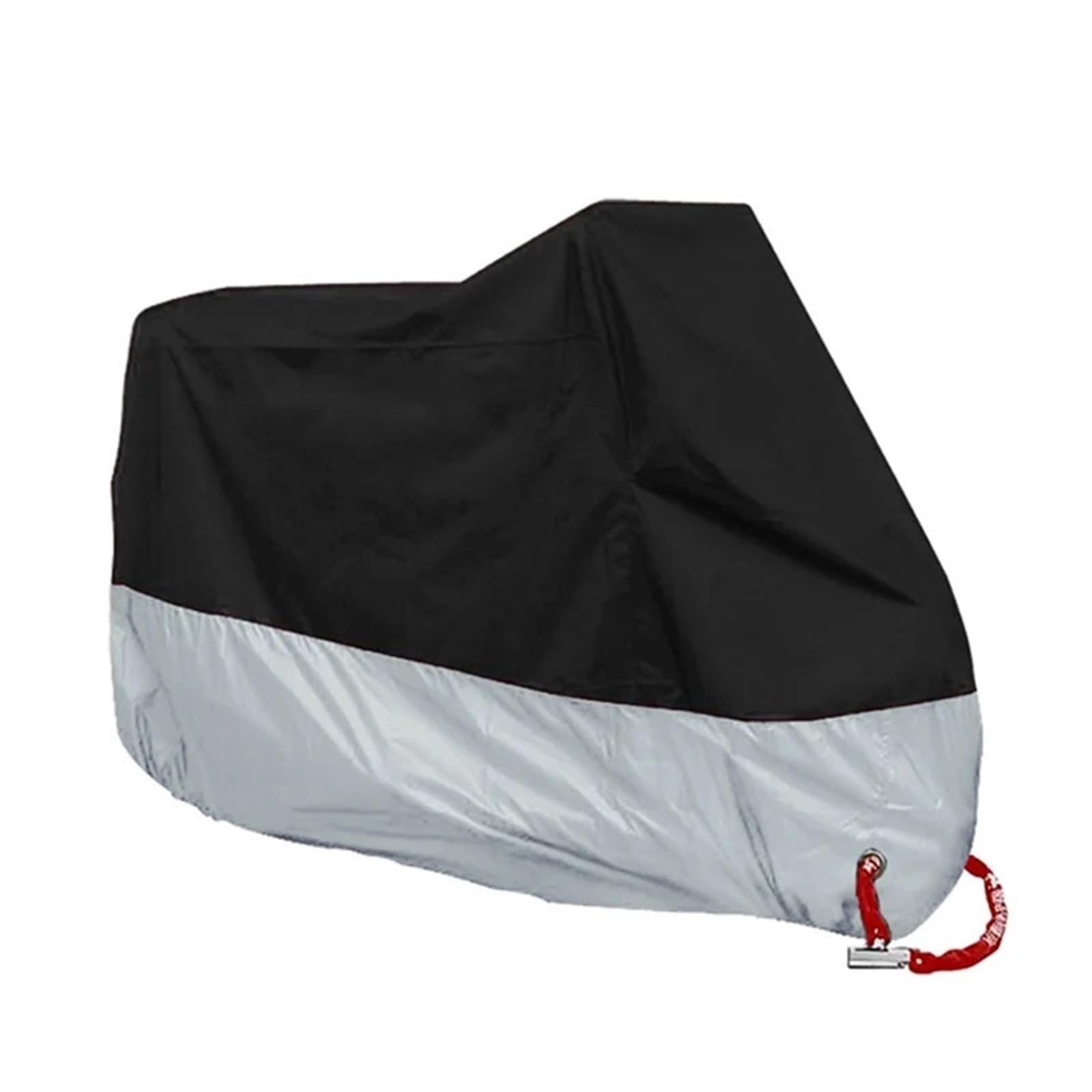 Cubre Moto Impermeable Cubierta Universal for Motocicleta, Protector UV for Exteriores, Resistente al Agua for Todas Las Estaciones, Cubierta for Moto, Lluvia y Polvo(Black,4XL)